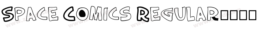 Space Comics Regular字体转换
